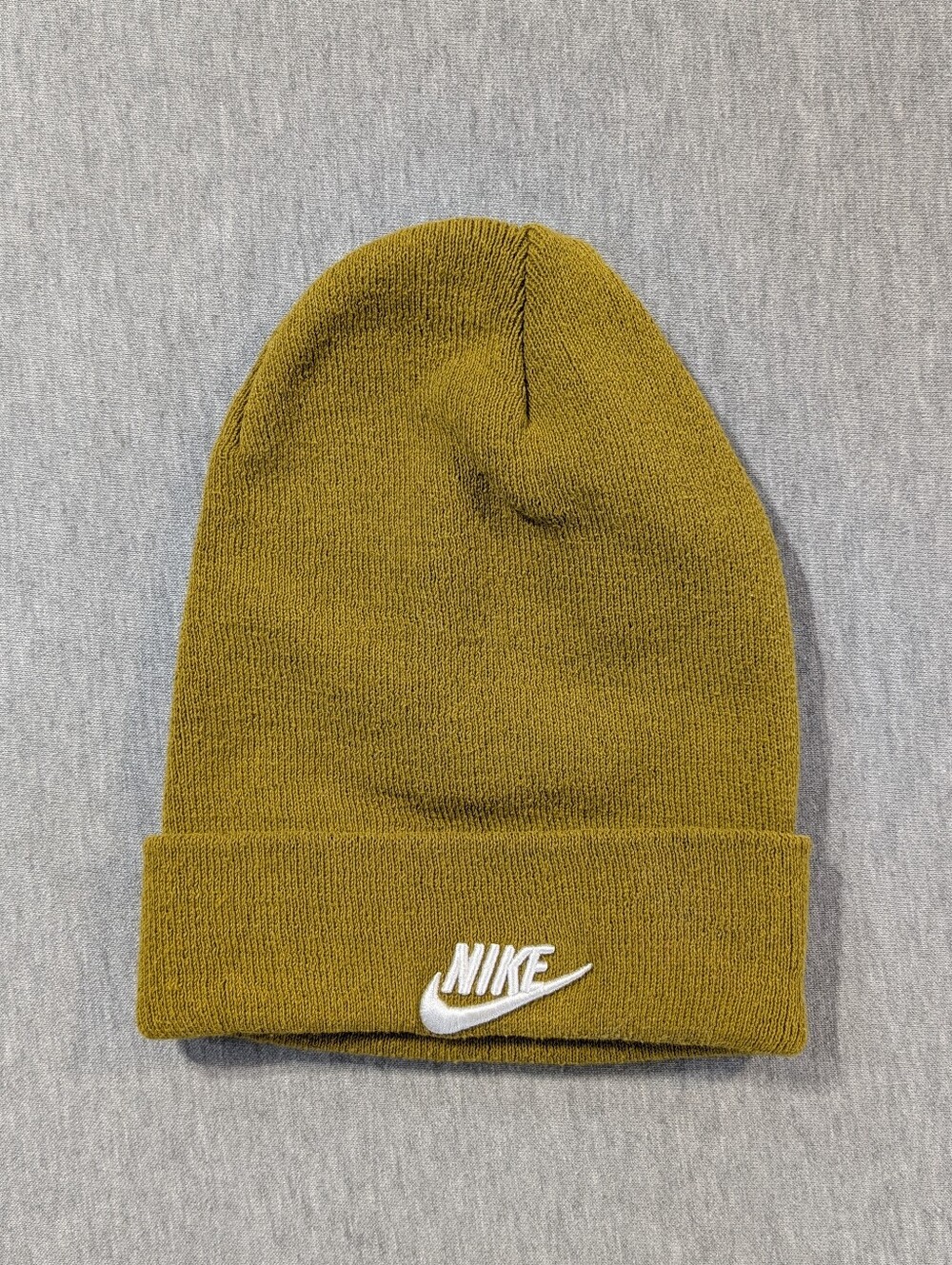 Nike Knit One Size Toque Beanie Mustard